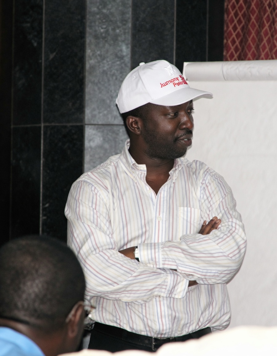 Olawale Opayinka at an actuarial conference in Nigeria, 2003